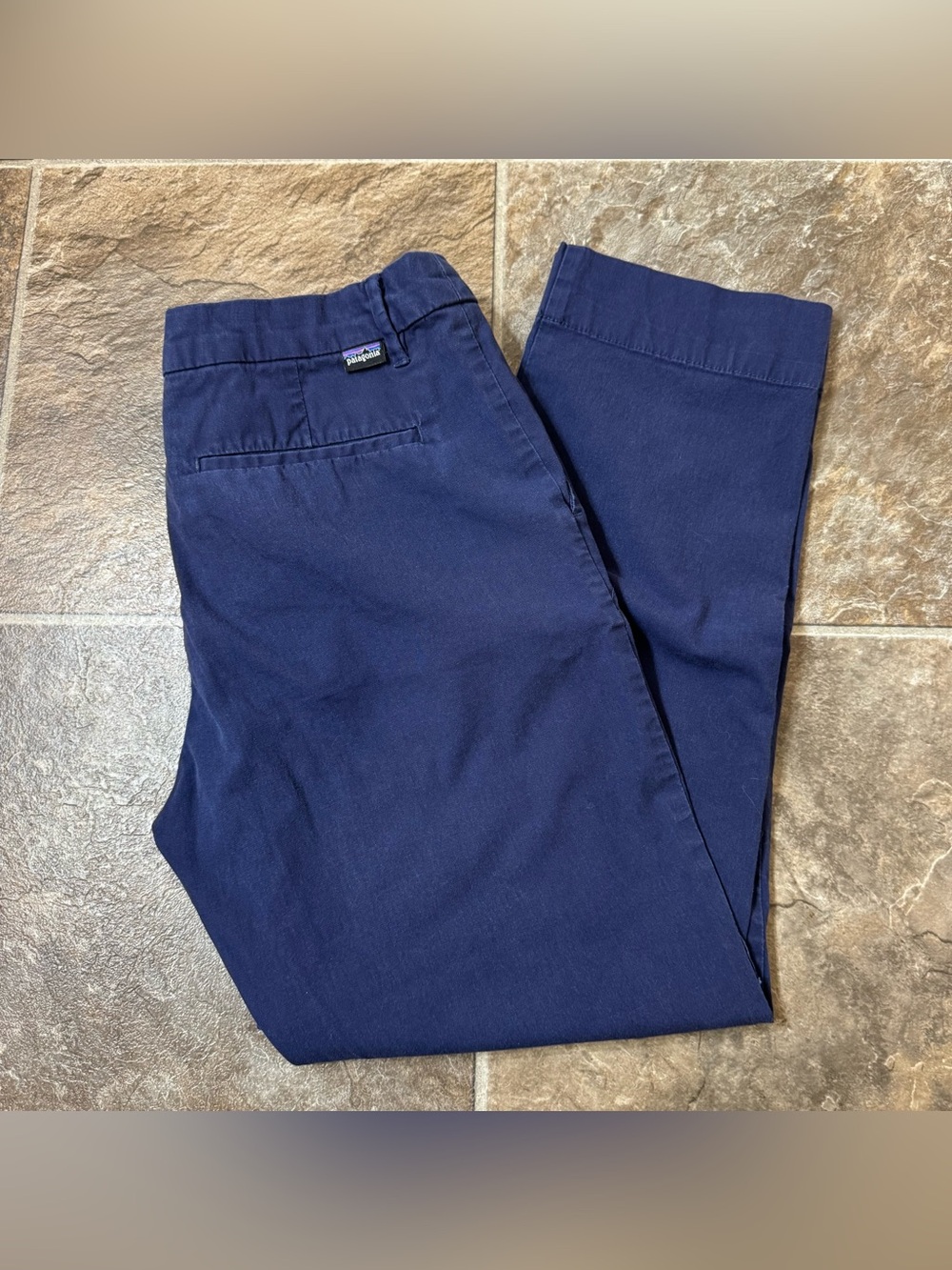 Patagonia Organic Cotton Flat Front Women’s Pants Size 8